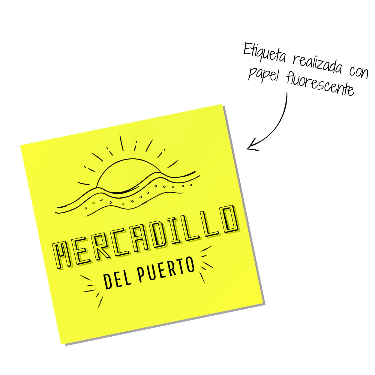 papel fluorescente