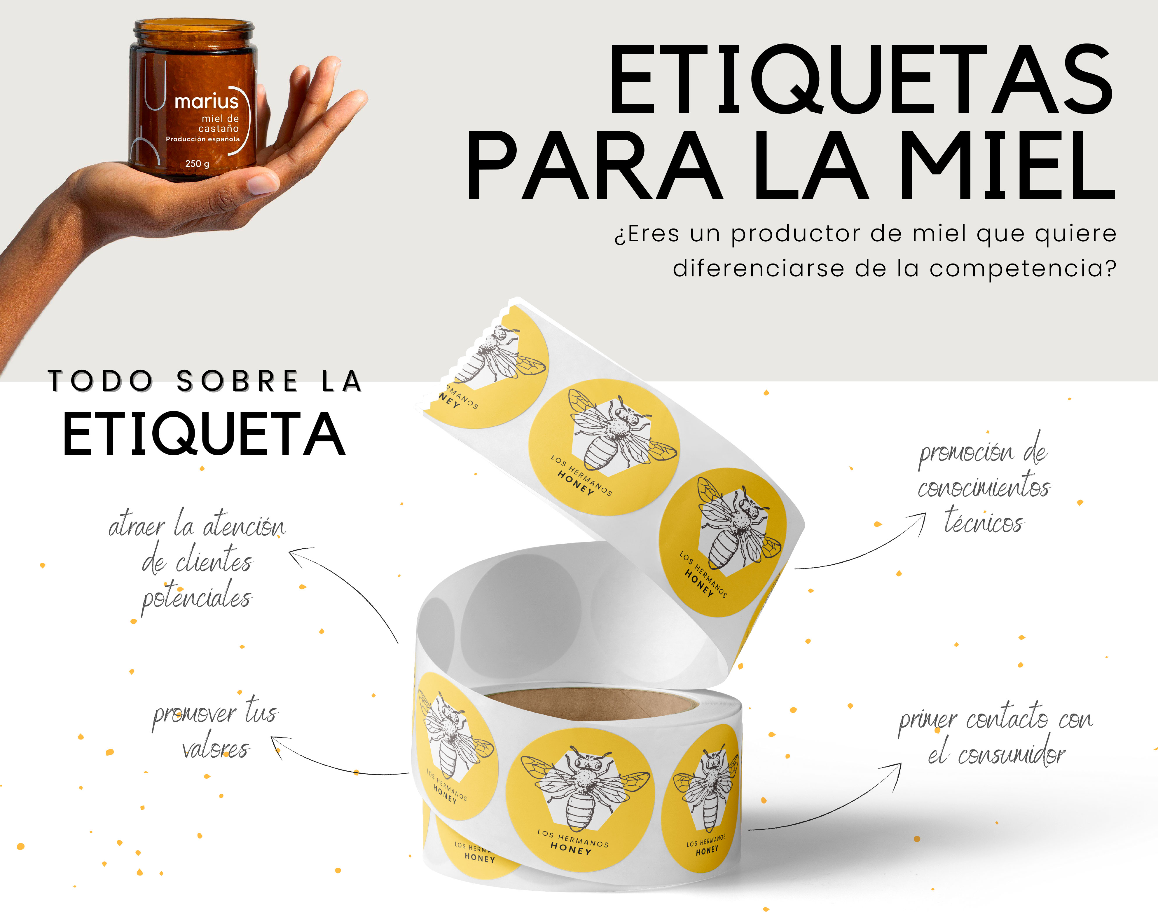etiquetas para la miel