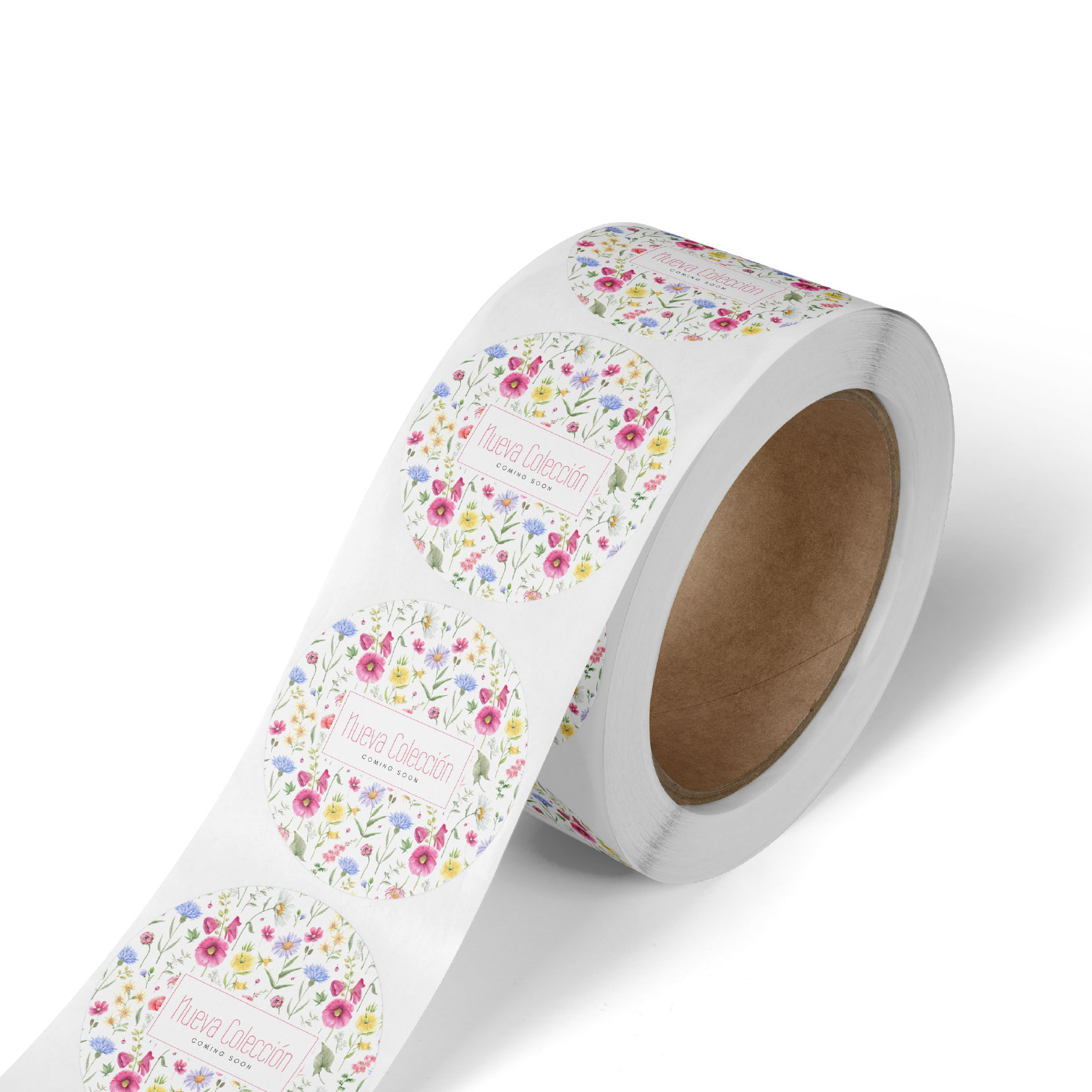 plastificado brillo etiqueta