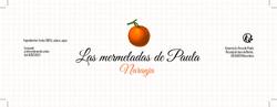 Mermeladas Paula - naranja