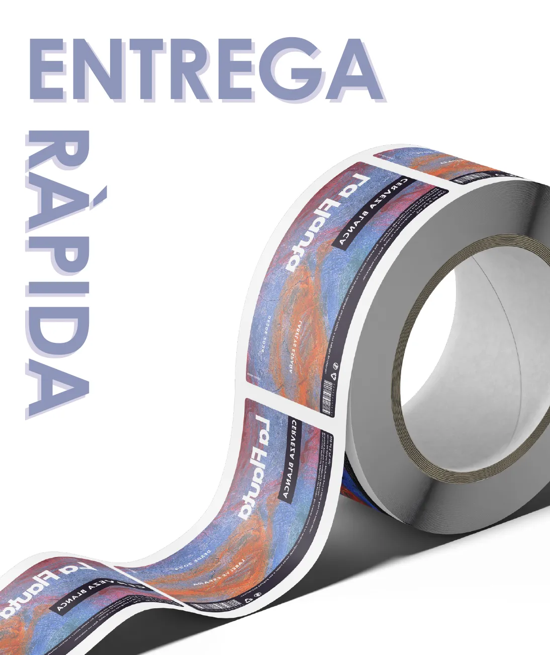 etiqueta entrega rapida